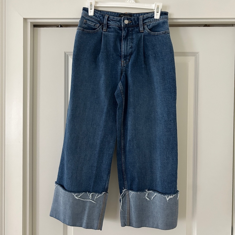 Banana Republic Wide Leg Crop Jeans size 25/0